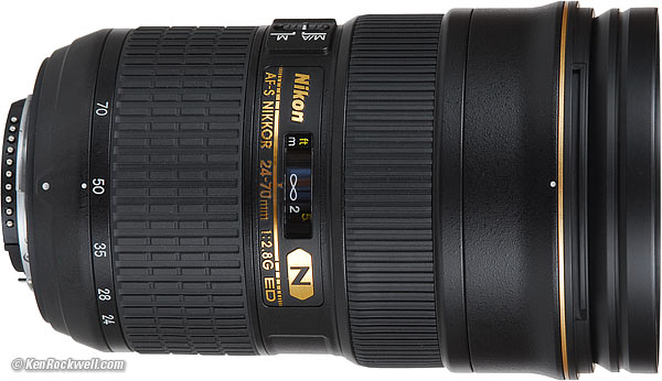Nikon Objektiv 24-70mm 1:2,8G ED AF-S von Aussen